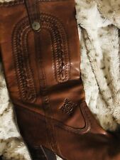 Brown western boots for sale  EASTBOURNE