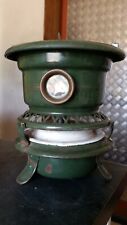 Vtg HALLER Enamelware Stove Kerosene 1-wick Enamel camping cooker Paraffin green for sale  Shipping to South Africa