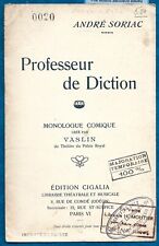 Professeur diction monologue d'occasion  France