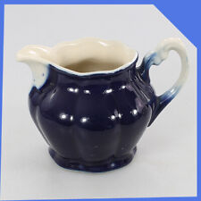 Używany, ✅ stary rzadki vintage CHODZIEZ Porcelana Chiny Ceramiczny niebieski granatowy biały dzbanek na mleko Garnek na sprzedaż  PL