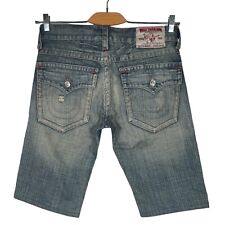 Usado, TRUE RELIGION Bermuda di Jeans Pantaloncini Denim Vintage Slavati Uomo Taglia 32 segunda mano  Embacar hacia Argentina