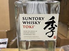 Used, Suntory Toki 750ml EMPTY Japanese Whiskey Bottle Japan for sale  Shipping to South Africa