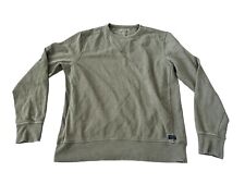 Lucky Brand Burnout Venice Mens Pullover Sweater Green Size Medium Crew Neck, used for sale  Shipping to South Africa