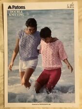 Patons knitting pattern for sale  AMMANFORD