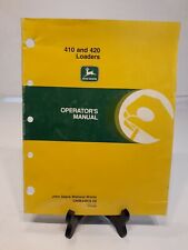 John Deere 410 And 420 Loader Operators Manual for sale  Wilton