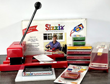 Sizzix Red Original Die Cutter Machine System Convertor Almofada de Corte e 10 Matrizes comprar usado  Enviando para Brazil