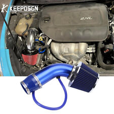 Usado, Kit de mangueira de tubo de indução de filtro de entrada de ar frio azul 3" para Chrysler 200C 2,4L comprar usado  Enviando para Brazil