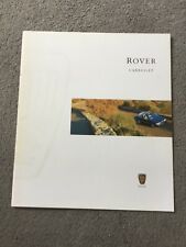Rover cabriolet brochure for sale  WEYMOUTH