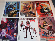 Juego completo de cómics de Edge of Spider-verse 1-5 casi nuevo 2022 Spider-Man Gwen Noir Arana segunda mano  Embacar hacia Argentina