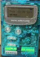 Reproductor de audio digital Rio 500 reproductor de MP3 diamante que funciona azul claro con tarjeta de memoria segunda mano  Embacar hacia Argentina