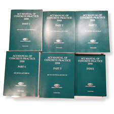 Manual de Práctica de Concreto ACI [2008] Juego de Libros | 5 Partes + Índice segunda mano  Embacar hacia Argentina