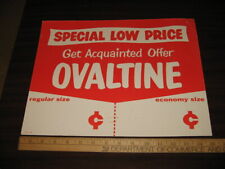 Ovaltine 1960s get for sale  Wentzville