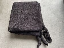 chocolate brown throw for sale  KINGSTON UPON THAMES