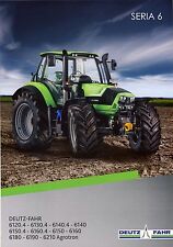 Deutz Fahr 6 Series 2015 catalogue brochure tracteur Traktor tractor Agrotron, używany na sprzedaż  PL