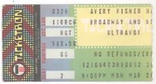 Esboço de Ingresso para Concerto Ultravox 18/03/83 Nova York NY Avery Fisher Hall! Nova York comprar usado  Enviando para Brazil