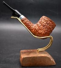 Vintage Brebbia Rusticated 109 Briar Pipe with 925 Sterling Silver Mount for sale  Shipping to South Africa