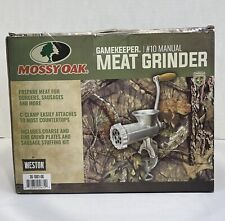 Mossy Oak Weston Gamekeeper #10 Moedor de Carne Manual Recheio de Salsicha Novo comprar usado  Enviando para Brazil