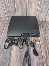 Consola Sony PlayStation 3 PS3 Slim 120 GB CECH-2101A con mando y cables segunda mano  Embacar hacia Argentina