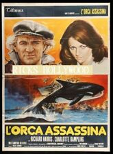 Original ORCA L'orca assassina italiana 55X78 RICHARD HARRIS Charlotte Rampling comprar usado  Enviando para Brazil