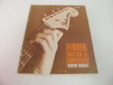 1967 Fender guitarra e amplificador MANUAL DE SERVIÇO Strat Tele Deluxe ressonância comprar usado  Enviando para Brazil
