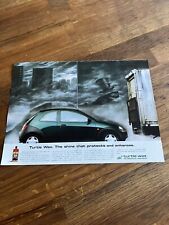 Original 1997 cera de tartaruga Ford Ka revista quadro publicitário pronto homem caverna A4 retrô comprar usado  Enviando para Brazil