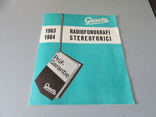 Catalogo 1963 1964 usato  Città di Castello