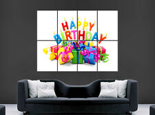 Happy birthday poster for sale  BOURNEMOUTH