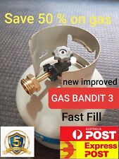 Used, GAS BOTTLE FILLING ADAPTOR VALVE. GAS/LPG/PROPANE/TANK/ CARAVAN/BBQ  for sale  Shipping to South Africa
