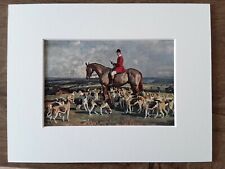 Sir Alfred Munnings, Artist  - Stanley Barker and the Pytchley Hounds - Print... for sale  MANSFIELD