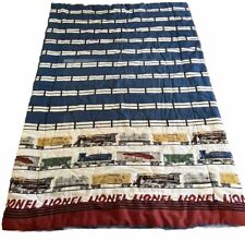 Lionel Trains Vintage Twin Comforter Blanket 62" x 56" Railroad Bedding Cannon for sale  Shipping to South Africa