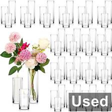 Maxdot 29 Piece Thickened Glass Cylinder Vases, 5"/6"/8" for sale  Shipping to South Africa