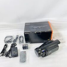 Videocámara FDR-AX100 4K Ultra HD negra con caja + cable cámara práctica video segunda mano  Embacar hacia Argentina