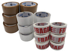 Clear Brown Parcel Tape Strong Packing Carton Sealing Tape 48mm x 66m for sale  Shipping to South Africa