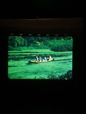 Vintage Slide Kodachrome Red Border Kids In Canoe Swamp comprar usado  Enviando para Brazil