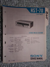 Sony hst service for sale  Clearwater