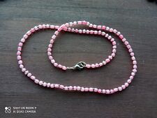 Halskette rosa glasperlen gebraucht kaufen  Wriezen