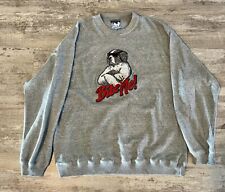 Moletom Vintage Polar Big Dogs Bite Me Logo Cinza Lã Difuso Gola Redonda Tamanho XL comprar usado  Enviando para Brazil