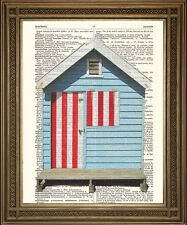 Beach hut art for sale  SUTTON