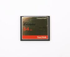 Cartão de memória SanDisk Extreme 64GB flash compacto CF velocidade até 120MB/s UDMA 7, usado comprar usado  Enviando para Brazil