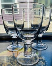 1980's Dartington Victoria Water Goblet 6.18" England Rare Glass Set Of 3 for sale  Shipping to South Africa