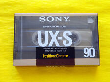 1x SONY UX-S 90 Cassette Tape 1988 + OVP + SEALED +, usado comprar usado  Enviando para Brazil