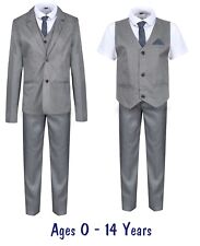 Boys suits grey for sale  Shipping to Ireland