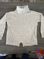 Suéter feminino Michael Kors cinza gola tartaruga mistura de lã tamanho grande comprar usado  Enviando para Brazil
