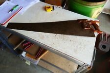 Vintage 28" Blade Disston Thumbhole hand Saw Straight Blade Lot 24-18-3 for sale  Shipping to South Africa