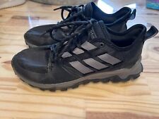 Zapatos para correr Adidas Kanadia Trail para hombre negros/grises talla 7,5 F36056, usado segunda mano  Embacar hacia Argentina