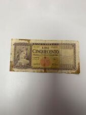 500 lire banconota usato  Canicatti