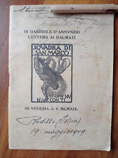 Lettera dalmati con usato  Borgosesia