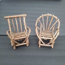 Miniatures chairs rustic for sale  Bayport