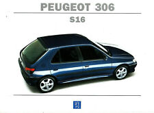 Catalogue depliant prospectus publicitaire PEUGEOT 306 S16 comprar usado  Enviando para Brazil