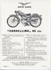 1956 Moto Guzzi Cardellino 65 cc / '57 Prospekt Brochure Brochure Brochure for sale  Shipping to South Africa